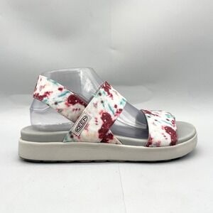 KEEN Womens 9 Elle Backstrap Sandals‎ Shoes Tie Dye Strappy Platform Comfort